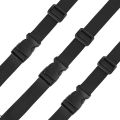4M Nylon Webbing Strap Band with Flat Side Release Buckles Tri-Glide Slides for DIY Luggage Strap and Backpack Buckles and Strap. 