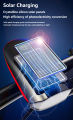 Bicycle Light Horn USB Bike Headlight 1200mAh Led Solar Power MTB Bike Electric Bell 140dB Night Riding Bicycle Accessories. 