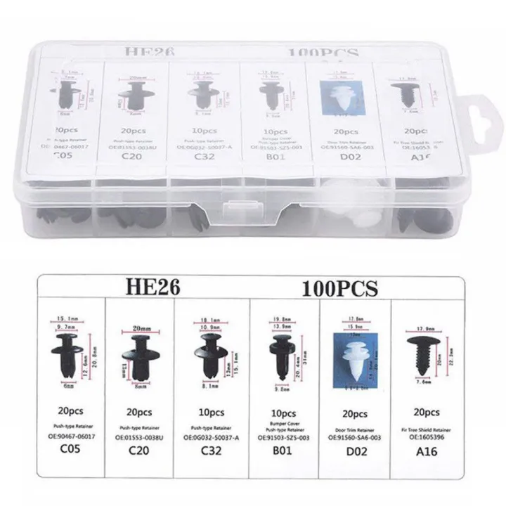 100pcs%20Car%20Mixed%20Plastic%20Clips%20Auto%20Fixing%20Door%20Closer%20Pin%20Removing%20Retainer%20Rivet%20Screws%20Disassembly%20Tools%20Car%20Repair%20Parts%20-%20Image%203
