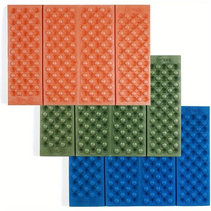 Outdoor Seat Mat XPE Floor Mat 4 Folding Foam Mat Waterproof Insulation Portable Moisture-proof Picnic Mat Butt Mat