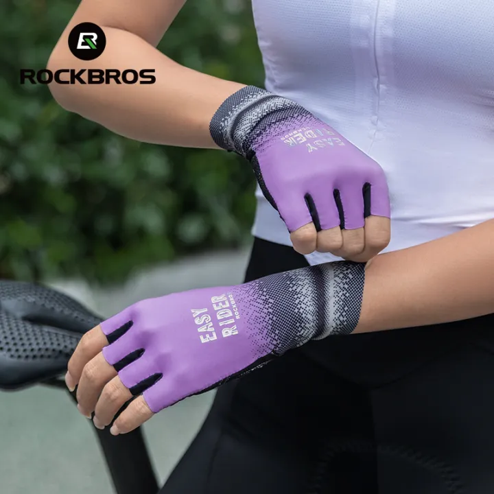 ROCKBROS%20Cycling%20Gloves%20Half%20Finger%20Road%20Bike%20Gloves%20Shock%20Absorption%20MTB%20Gloves%20Women%20Riding%20Sport%20Breathable%20Gloves%20-%20Image%205