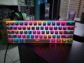 AK61 Hot Swappable Mechanical Keyboard 60% Layout, Hot Swappable keys easy to reinstall Keys, Blue Switches,. 