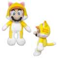 Little Buddy Cat Mario 10″ (25.5 cm) Plush Toy – Super Mario Soft Stuffed Doll, Yellow Cat Suit Edition. 