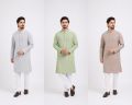 Simple Desing Mens super glassy printed Eid special panjabi 2026(snap button).