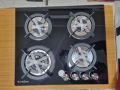 4 Burner Gas cooker Glass top. 