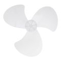 Multifunctional 14Inch 3 Leaves Plastic Fan Blade Household Electric Fan Standing Pedestal Fan Table Fanner Blade With Nut Cover. 