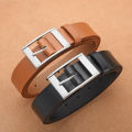 New Men's Luxury Belt PU Leather Belt Metal Pin Buckle High-Quality Well-Known Brand Designer Belt Jeans Men's Belt. 