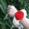 Crochet Gajray(single) for Girls - garlands Perfect for Eid, Anniversaries, Birthdays, and Weddings, Acrylic Wool. 