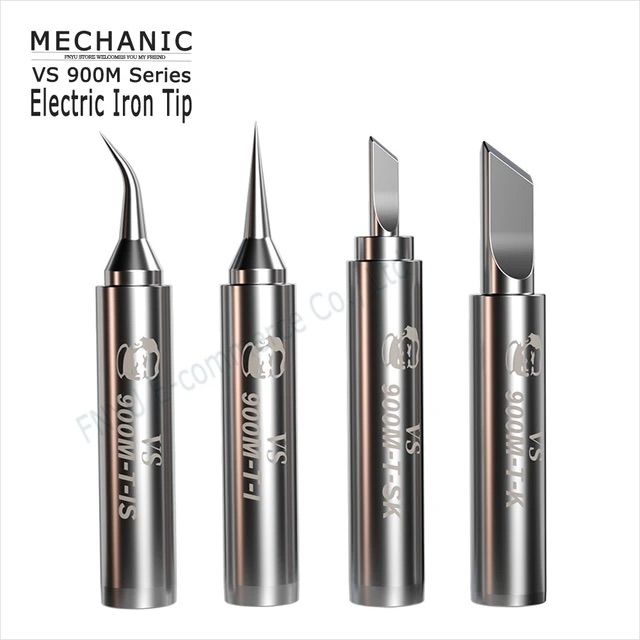 Soldering Iron Tip MECHANIC VS 900M-T-I 900M-T-IS 900M-T-K 900M-T-SK Straight Curved Tip Middle Knife Desoldering Repair Tool