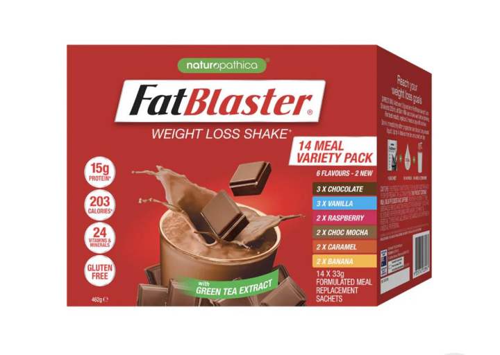 Fatblaster Weight Loss Shake Variety Pack 14 x 33g