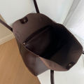Vintage women's tote bag, new Korean version, large capacity, simple commuting bag,fashionable and versatile,single shoulder bag. 