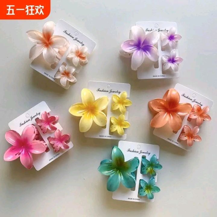 3%20Pieces%20Set%20China%20Flower%20Claw%20Clip%20Flower%20Shape%20Hair%20Accessories%20-%20Image%204