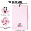 Funny  Microfiber Premium Golf Towel For Women, Embroidered Golf Towels for Golf Bags，Golf Accessories for Women Golfers. 