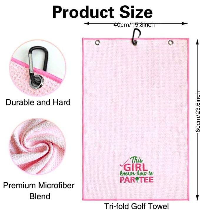 Funny%20%20Microfiber%20Premium%20Golf%20Towel%20For%20Women,%20Embroidered%20Golf%20Towels%20for%20Golf%20Bags%EF%BC%8CGolf%20Accessories%20for%20Women%20Golfers%20-%20Image%202