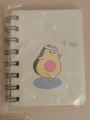 mini notebook spiral diary hard paper cute cartoon pattern easy to carry. 
