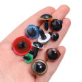 50PCS 8-20mm Black Plastic Safety Eyes For Toys Amigurumi Diy Kit Crafts TeddyBear Toy Eye For Doll Decoration Accessories. 