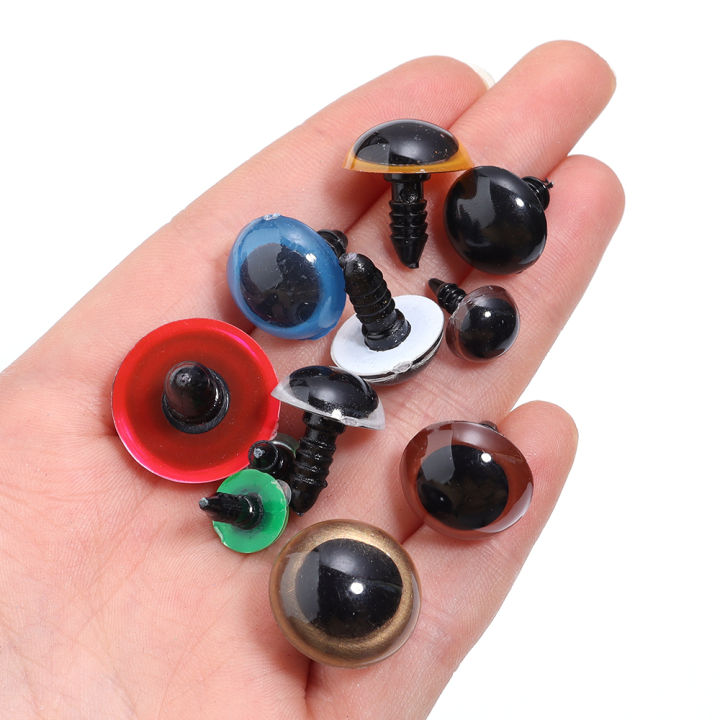 50PCS%208-20mm%20Black%20Plastic%20Safety%20Eyes%20For%20Toys%20Amigurumi%20Diy%20Kit%20Crafts%20TeddyBear%20Toy%20Eye%20For%20Doll%20Decoration%20Accessories%20-%20Image%203