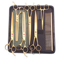 Purple Dragon 8 Inch Dog Grooming Scissors Thinning Shears Professional Cat Pet Scissors Hair Cutting High Quality Z3015-b. 
