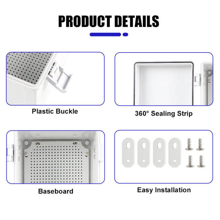 Outdoor%20plastic%20distribution%20box,%20IP67%20waterproof%20box,%20made%20of%20ABS%20material%20-%20Image%203