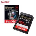 Original 128GB Extreme 200MB/s PRO UHS-I SDXC Memory Card for Camera. 