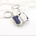 Anime Keychain Wings of Liberty Scouting Legion Cosplay Fans Pendant keyring for Women Men Backpack Jewelry Gift. 