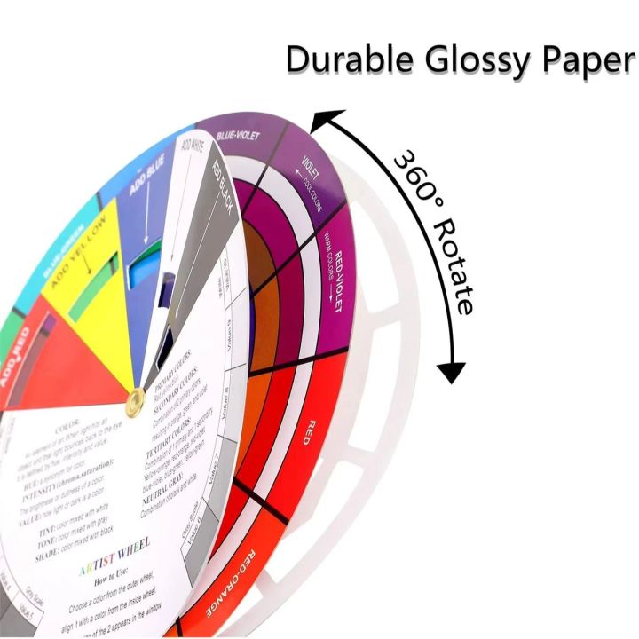 %E2%80%8B%E2%80%8B12%20Color%20Mixing%20Guide%20Wheel%20Rotatable%20Paper%20Card,%20for%20Nail%20Pigment%20Tattoo%20Ink%20&%20Microblading%20Makeup%20Blending%20Chart%20Matching%20Su%20-%20Image%203