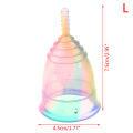 1PCS Women Colorful Cup Medical Grade Silicone Menstrual Cup Feminine Hygiene Menstrual Portable Lady Cup Health Care Period Cup. 