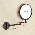 Bathroom Accessories Makeup Mirror Bath Mirror Antique Bronze Wall Mounted Magnifier Bathroom Mirrors Bathroom Hardware-80290. 