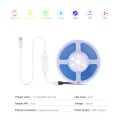 Zigbee Tuya Smart 5V USB RGB COB LED Strip Light 576LEDs/M Dimmable Smart Lamp Voice Control Room Decor Work with Alexa  lightify. 
