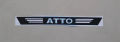 1PC Carbon Fiber Logo Sticker Brake Light Sticker High Luminous Brake Decorative Cover Car Stickers For Byd Atto 3 2022-2024. 