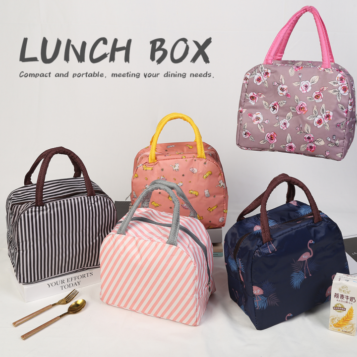 Lunch Box Thermal Insulation Lunch Bag Multifunctional Kid School Lunch Bags Picnic Food Pouch