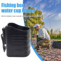 1-5PC Plastic Fishing Barrel Accessory For Meiho Box Vertical Inserted Cup Holder Bottle Raft Beverage Cans Container Side Mount. 