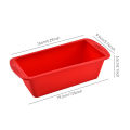 1Pc Household Rectangular Silicone Mold Candy Toast Mould Easter Bread DIY Kitchen Supplies Cake Bakeware Pan Baking Tools. 