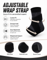 Ankle Support Brace with Adjustable Wrap Breathable Knit Compression Sleeve for Sports Workout Running Walking Fitness Daily Wea. 