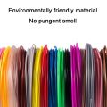 5M 5/10/20 Colors 3D Pen Refills Pla 3D Pen Printing Cables Filament Printing Materials High Precision Printer Cable Mate. 
