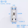 304 stainless steel spring hinge 1-inch 1.5-inch 2-inch 2.5 automatic close back to small loose leaf wooden box. 