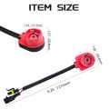 2pcs HID Relay Harness D2S D2R D2C 35W/55W AMP Plug Wiring Adapter Bulb/Ballast Connector.