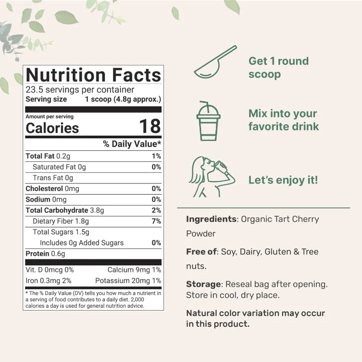 Organic%20Tart%20Cherry%20Powder%20%2064Gram%20-%20Image%202