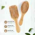 New Wooden Bamboo Hair Brush Air Massage Comb Anti-static Scalp Combs Airbag Hairdressing Healthy Reduce Hair Loss Styling Tools. 