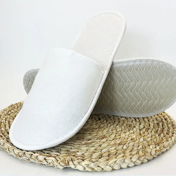 1pc/5pcs/10pcs/20pcs%20Comfortable%20disposable%20slippers,%20breathable%20and%20non%20slip%20thick%20sole,%20closed%20toe,%20suitable%20for%20men%20and%20women%20-%20Image%204