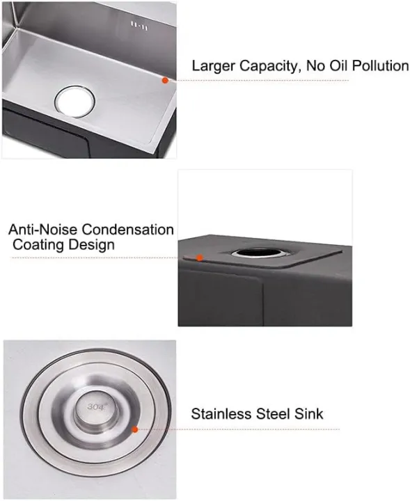 Stainless%20Steel%20Sink%201%20Basin%20Kitchen%20Sink%2060%20x%2045%20cm%20Square%20Built-in%20Sink%20for%20kitchen%20-%20Image%202