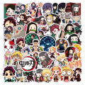 50pcs Various Demon Slayer Anime Stickers Waterproof   Phone Case Kawaii Sticker Pack Cute Laptop Skin Aesthetic Sticker. 