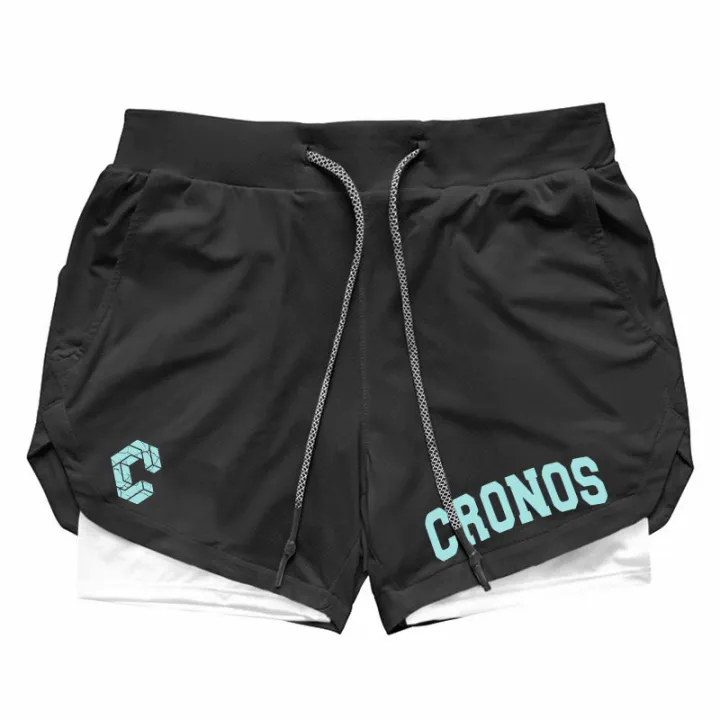 CRONOS%20Men's%202-in-1%20Running%20Quick%20Drying%20Sport%20Shorts%20with%20Built-in%20Pockets%20for%20Fitness%20Gym%20Bodybuilding%20Workout%20-%20Image%204