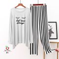 full Sleeve LMS Printed Night Suit For Women And Girls Best For Night Wear (RC116). 