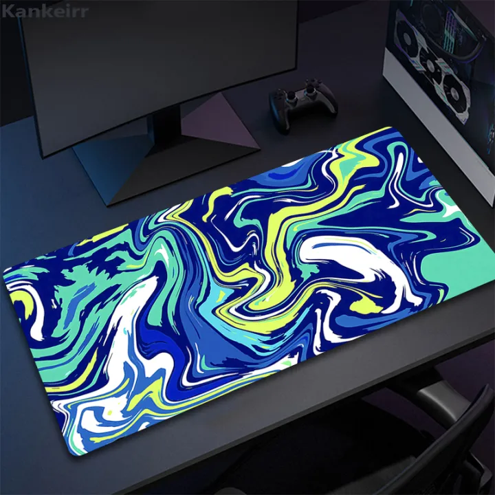 XXL%20Liquid%20Design%20Mouse%20Pad%2050x100cm,%20Black%20White%20Strata%20Pattern,%20Non-Slip%20%20Gaming%20Desk%20Mat%20for%20Esports%20Gamers%20Keyboard%20-%20Image%205