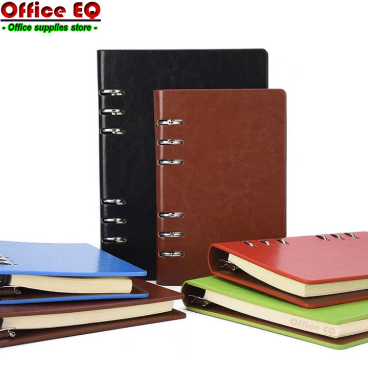 Notebook%20Journal%20file%20folder%20binder%20loop%20snake%20bone%20skin%20book%20detachable%20face%20thick%20leather%20book%20A5%20ready%20to%20ship%20-%20Image%204