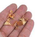 10pcs Stainless Steel Earring Posts with Loop Hole Star Moon Pattern Ear Studs Base for DIY Earring Jewelry Making Supplies. 