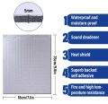 10mm Thick Aluminum Fiber Muffler Cotton Car Auto Fender Heat Sound Deadener Insulation Mat Sound Proofing Mat Pad 20X500cm.