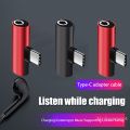 USB Type-C To 3.5 Mm Headphone Metal Adapters Charging Splitter With Aux Audio Jack To Multiple Phone Models Charging/Music/Call. 