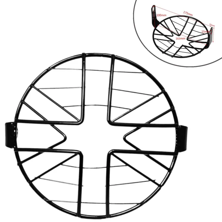 6.5"%20Motorcycle%20Headlight%20Mesh%20Grill%20Guard%20Front%20Lamp%20Mesh%20Grille%20Cover%20Protector%20for%20Cafe%20Racer%20Cruiser%20Headlight%20Cover%20-%20Image%207
